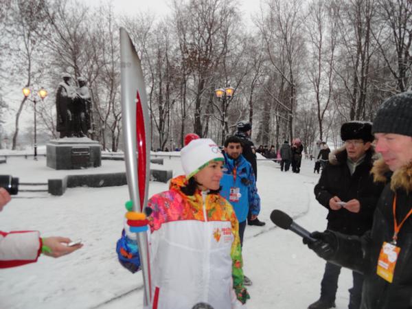 Олимпийский огонь в Кирове