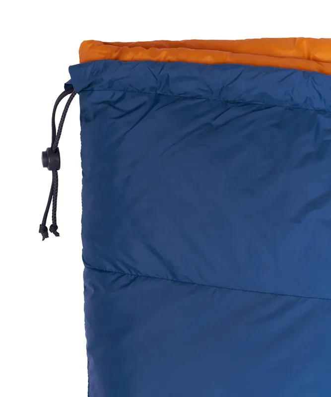 Спальный мешок пуховый Yeti SR -17C left (Regular, 9723/деним/оранжевый, , , , , )