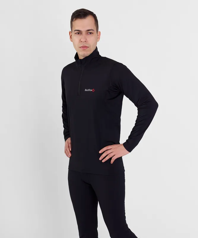 Первый слой фуфайка с длинным рукавом Active Mid II Мужская (S, 1000/черный, , , )