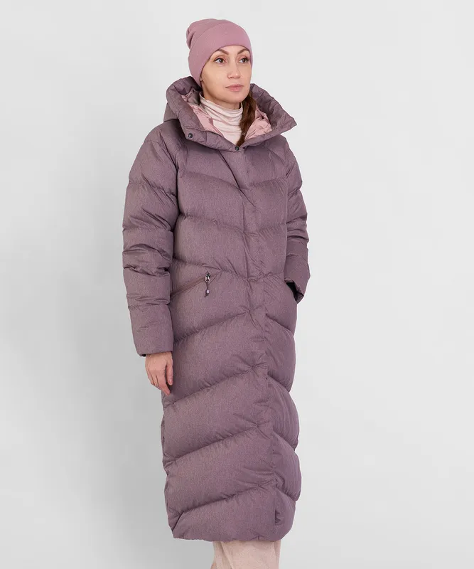 Пальто пуховое Ester VI Женское (XS, 4700/гранит, , , , , )