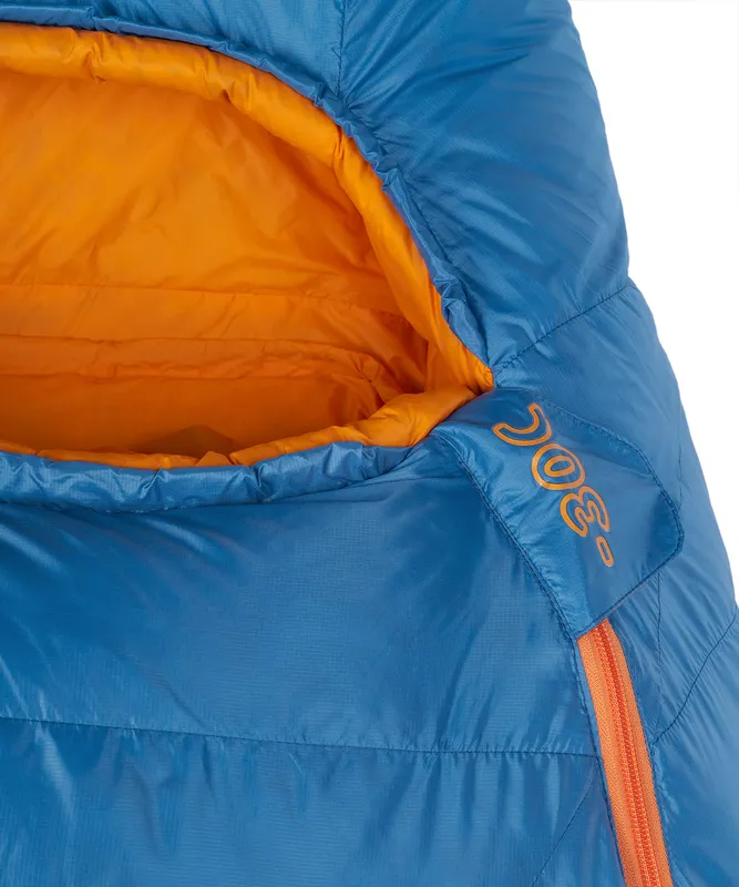 Спальный мешок пуховый Yeti-30C left (Long, 6923/нептун/оранжевый, , , , , )
