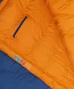 Спальный мешок пуховый Yeti SR -17C left (Regular, 9723/деним/оранжевый, , , , , )