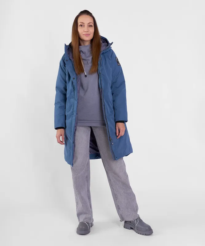 Пальто пуховое Urban Fox V Женское (S, 9700/деним, , , , , )