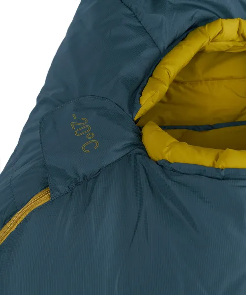 Спальный мешок Arctic-20C right (Regular, 6942/нептун/эвкалипт, , , , )